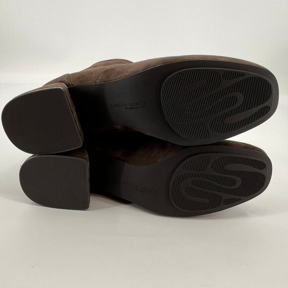 Gentle Souls by Kenneth Cole Emily Boot Size 7.5M Brown Shitake Suede Leather - Picture 13 of 16